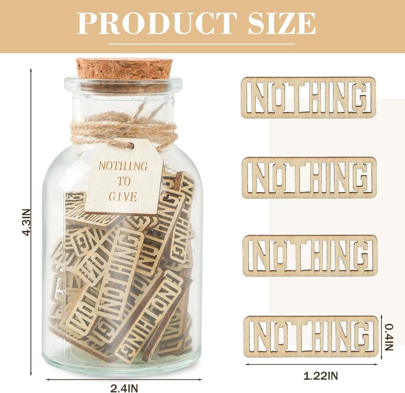 April Fools' Day Gag Gift: Jar of Nothing for Him