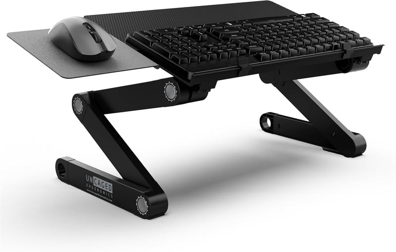 Ergonomic Adjustable Keyboard Stand and Mouse Riser