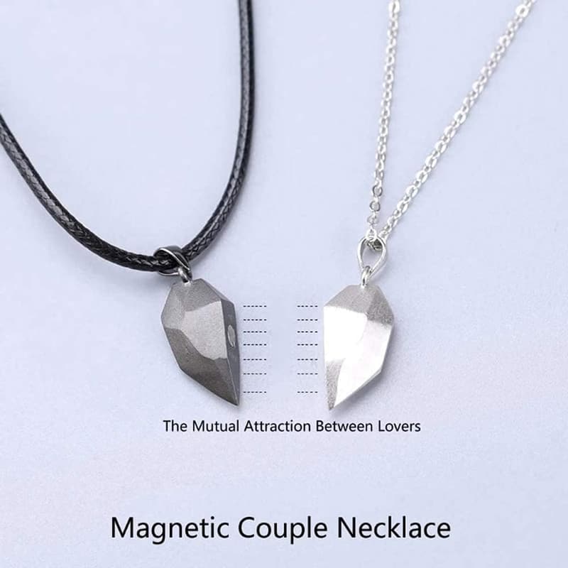 Couples' Magnetic Pendants - 