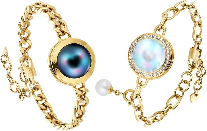 Long Distance Love Touch Bracelets for Couples - Bluetooth Gift