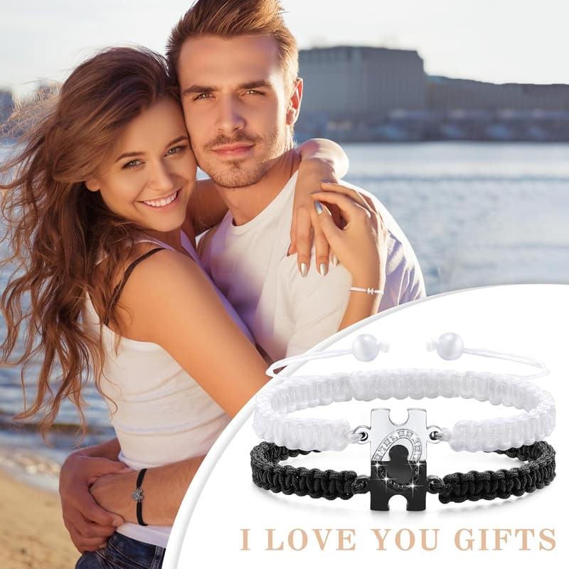 Dainty Heart Adjustable Bracelets for Couples - Romantic Gift