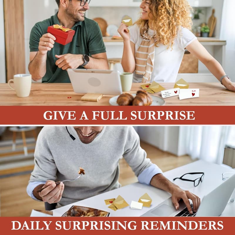Long Distance Anniversary Gift - Mini Love Notes for Couples