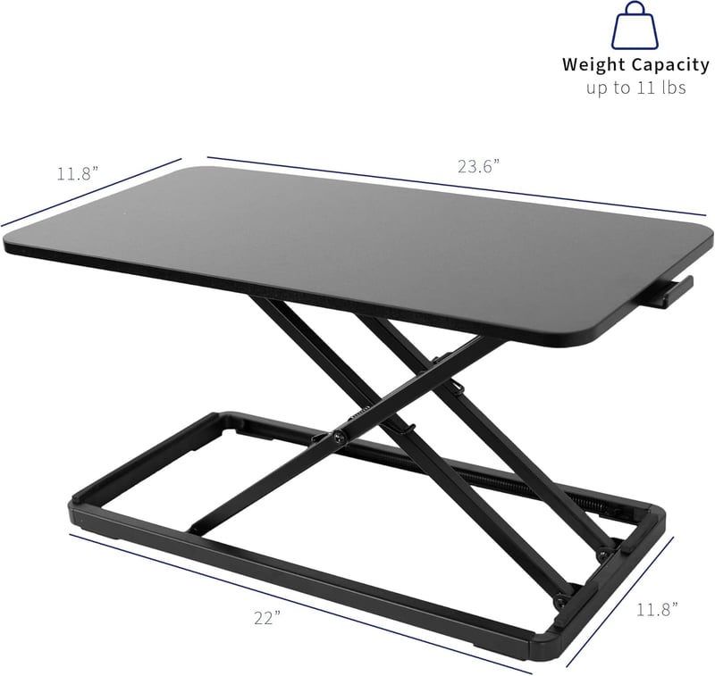 Height Adjustable Keyboard & Mouse Riser for Ergonomic Workstations