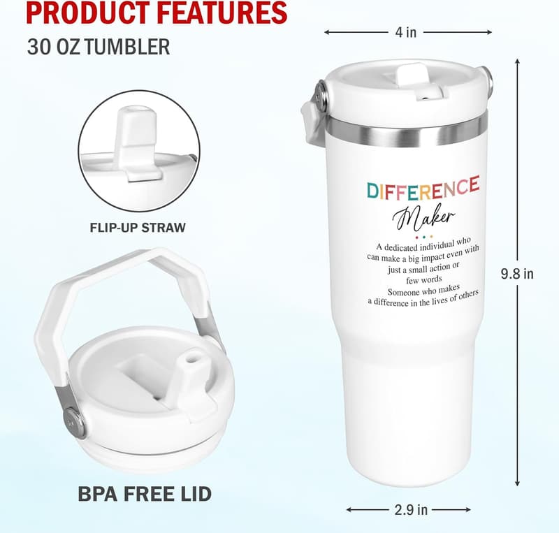 Teacher's Day Thank You 30 oz Stainless Steel Tumbler
