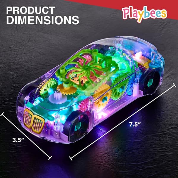 Light-Up Sensory Car Toy for Kids with Autism, Ages 3-5