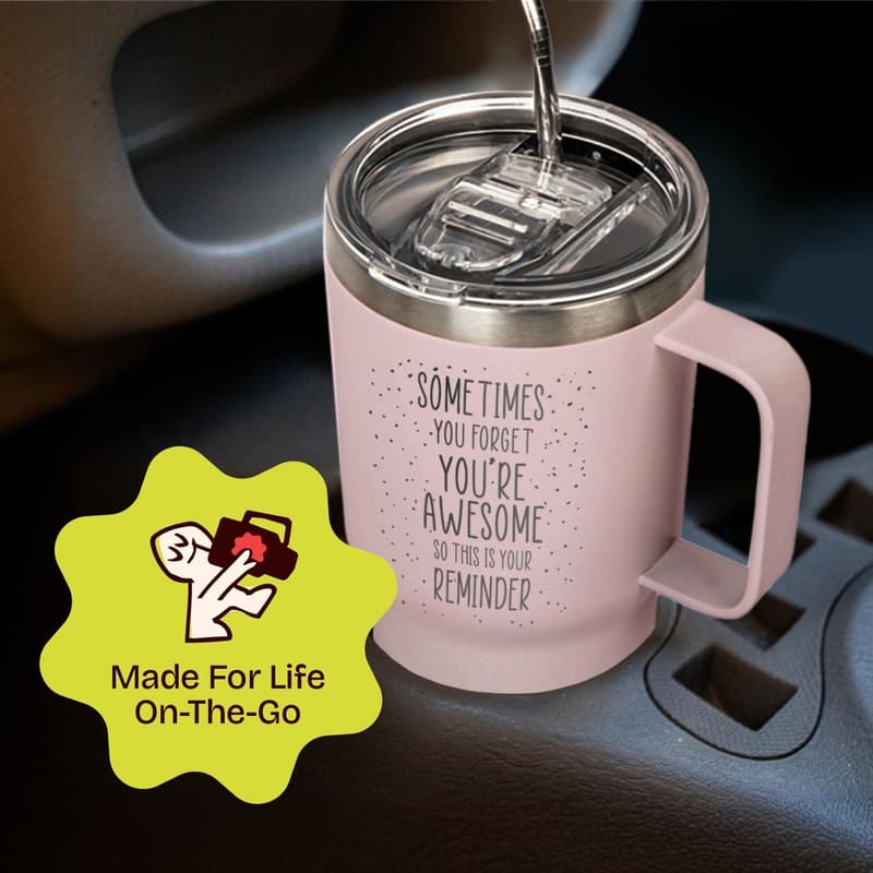 Cute Pink Birthday Gift Mug for Women
