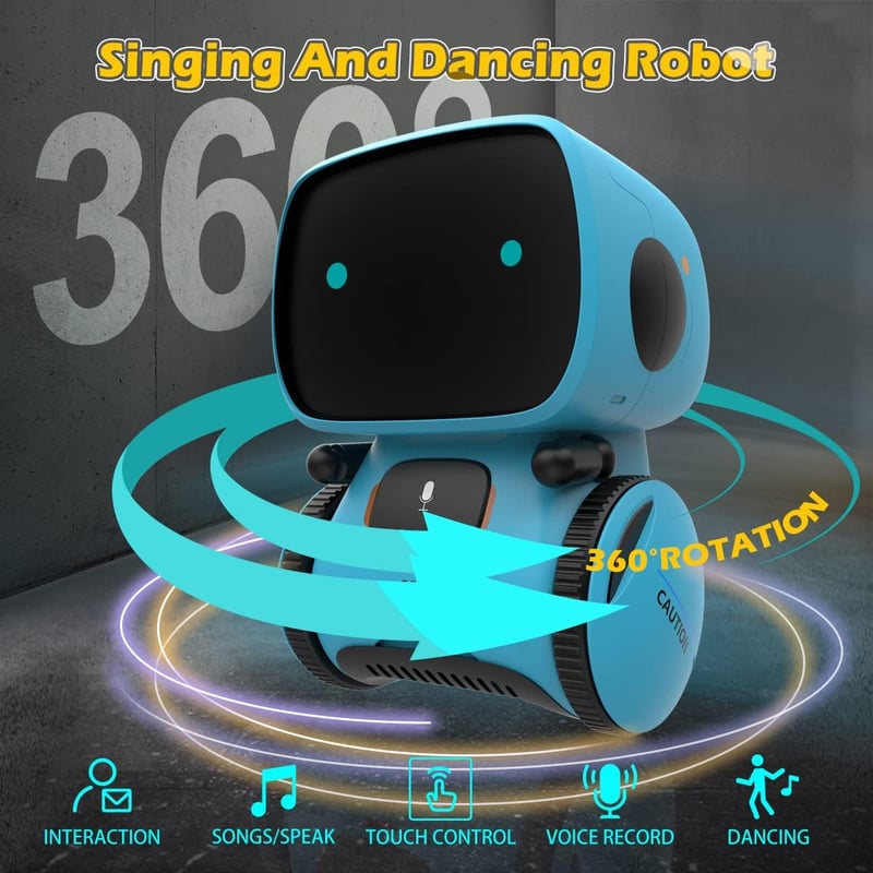 Interactive Smart Robot Toy for Kids with Voice Control