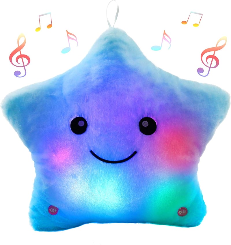13th Birthday Lullaby Glow Star Stuffed Animal for Toddlers