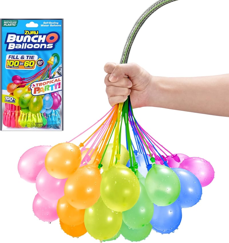 Tropical Water Balloon Party Set for Summer Fun (3 Count)