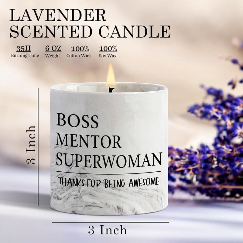 Boss Appreciation Candle - 6oz Gift for Women Managers