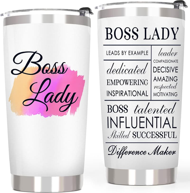 Boss Lady Tumbler - Funny Gift for Women Entrepreneurs