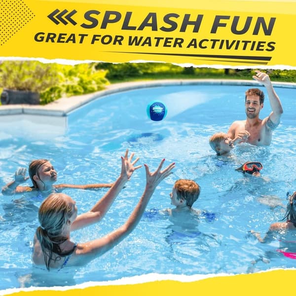 Water Skipping Balls - 2-Pack Pool Toys for Kids