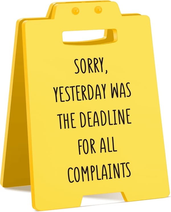Funny Desk Sign for Boss – Cute Office Decor Gift for Work