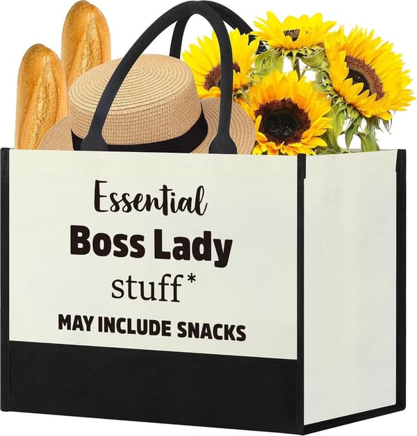 Unique Birthday Tote Bag for Female Boss or Colleague