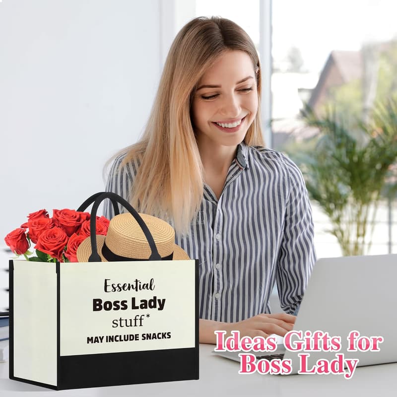 Unique Birthday Tote Bag for Female Boss or Colleague