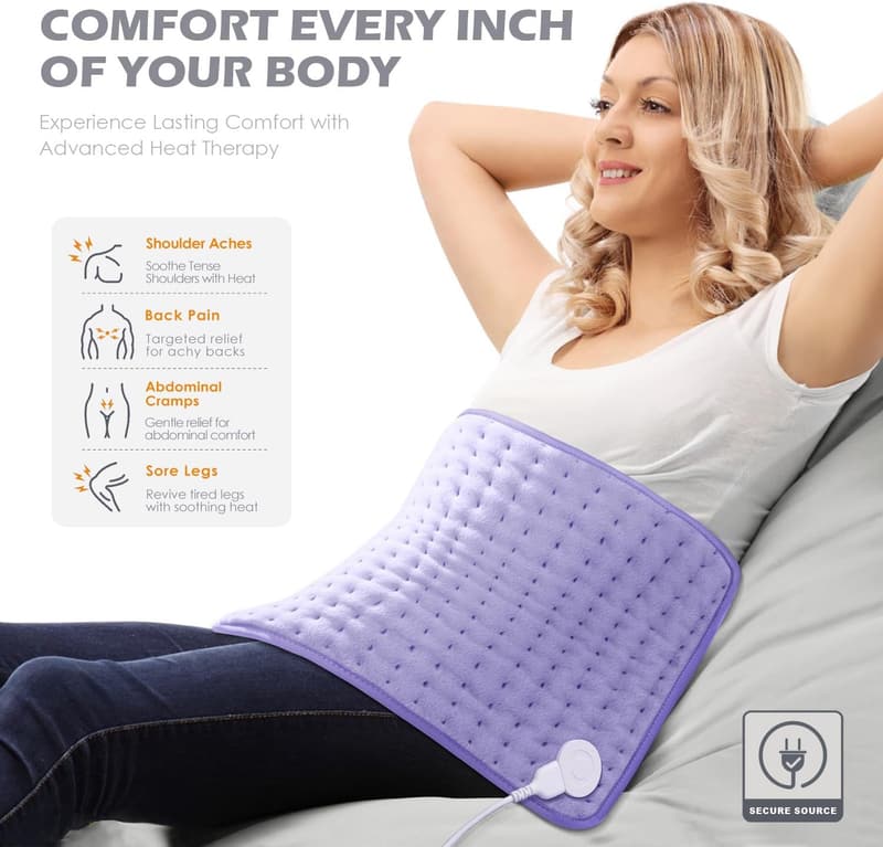 Electric Heating Pad for Back & Muscle Pain Relief - XL