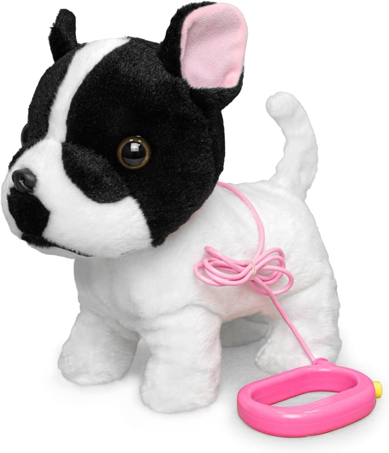 Walking French Bulldog Stuffed Animal with Remote Control Toy