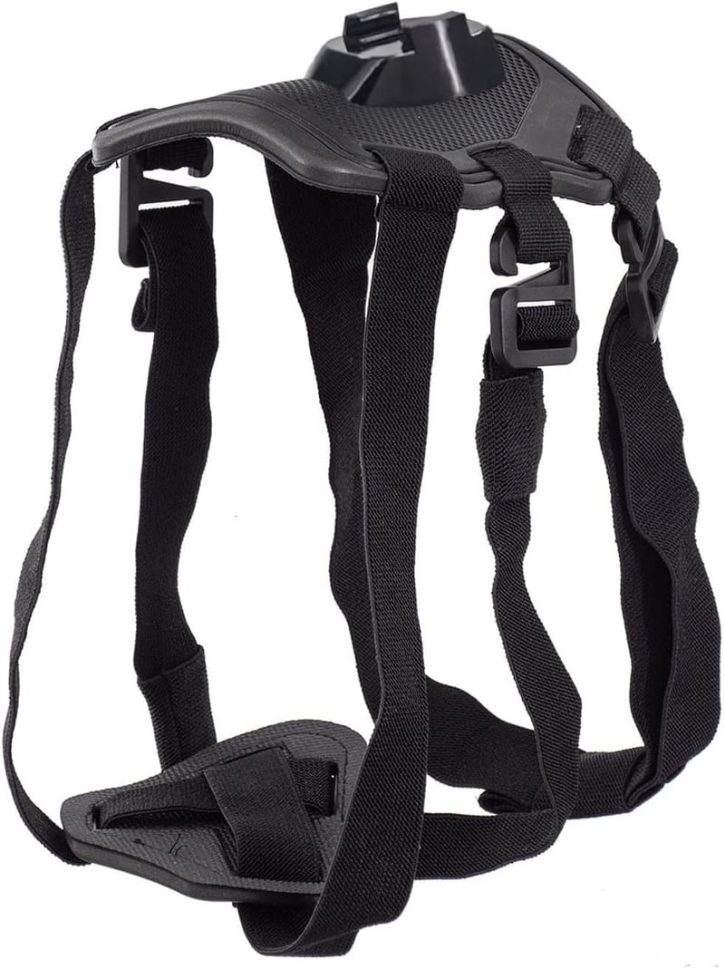 Adjustable GoPro Dog Harness for All Sizes - Chest & Back Mount