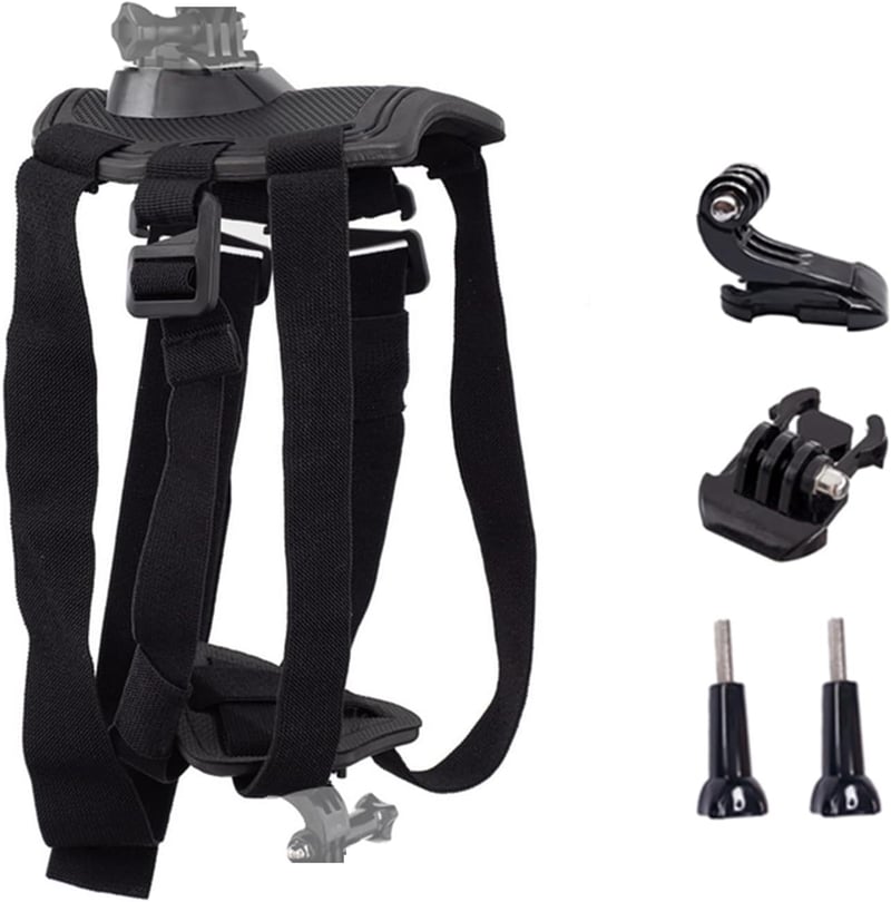 Adjustable Dog Harness Mount for GoPro - Soft Vest for Medium/Large Dogs