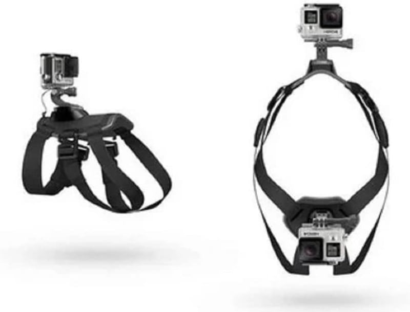 GoPro Dog Harness Mount - Soft & Adjustable for All Dog Sizes