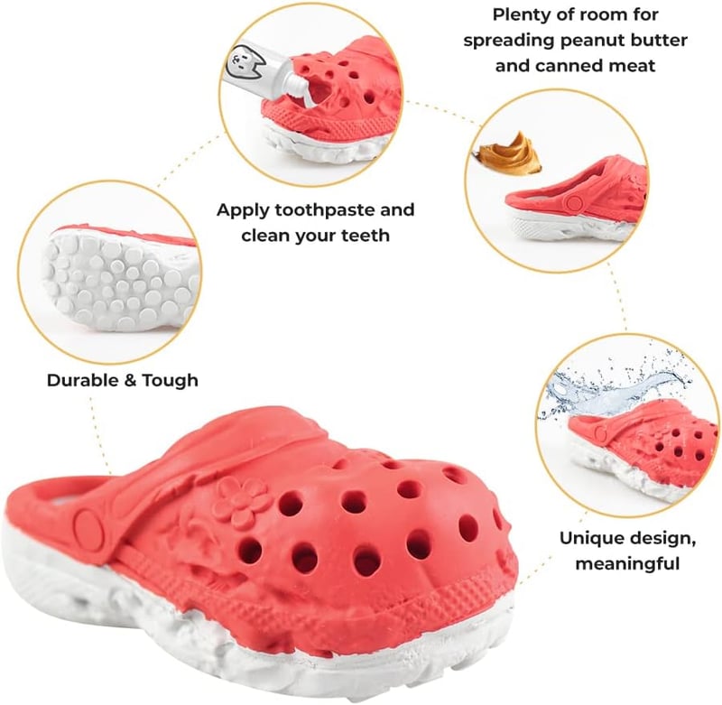 Durable Rubber Dog Chew Toy for Aggressive Chewers