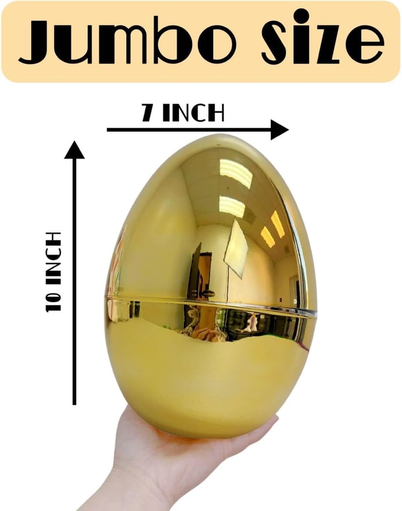 Easter Party Jumbo Plastic Egg - 10