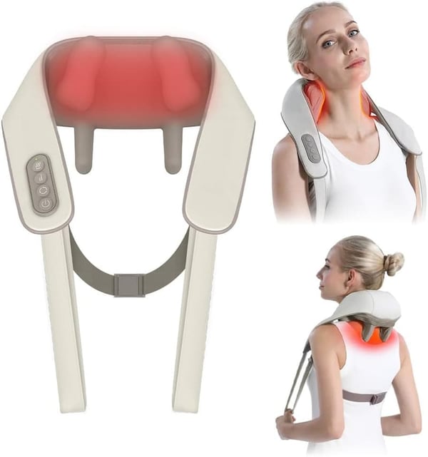 Rechargeable 6D Neck and Shoulder Massager for Pain Relief