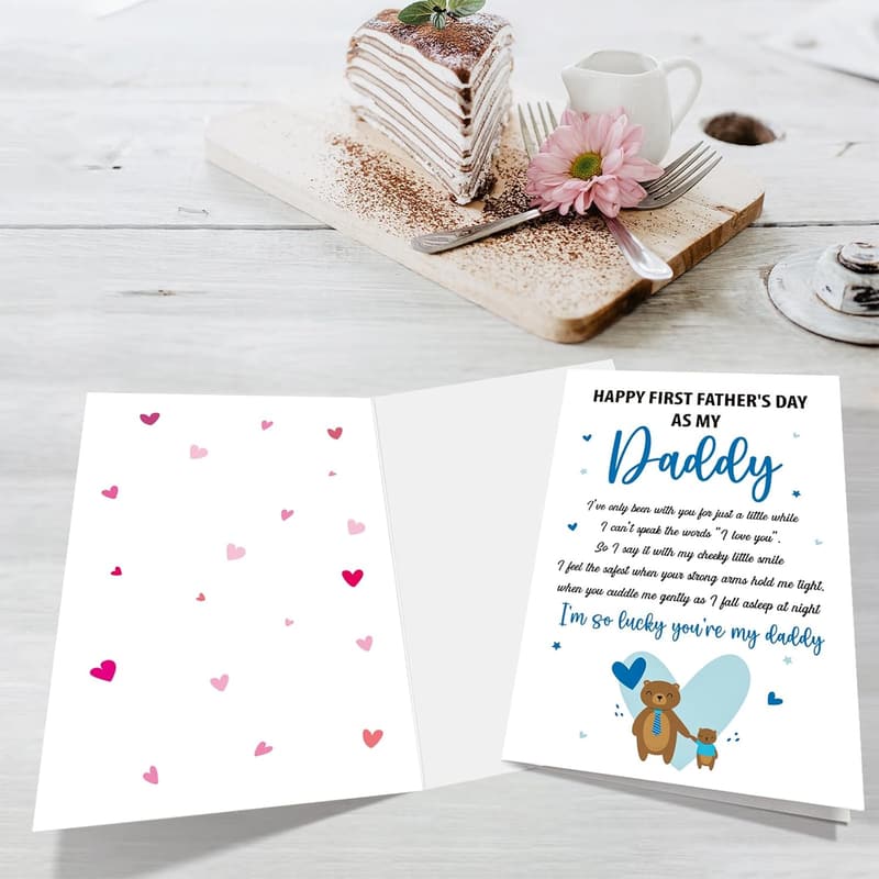 First Father's Day Greeting Card with Envelope
