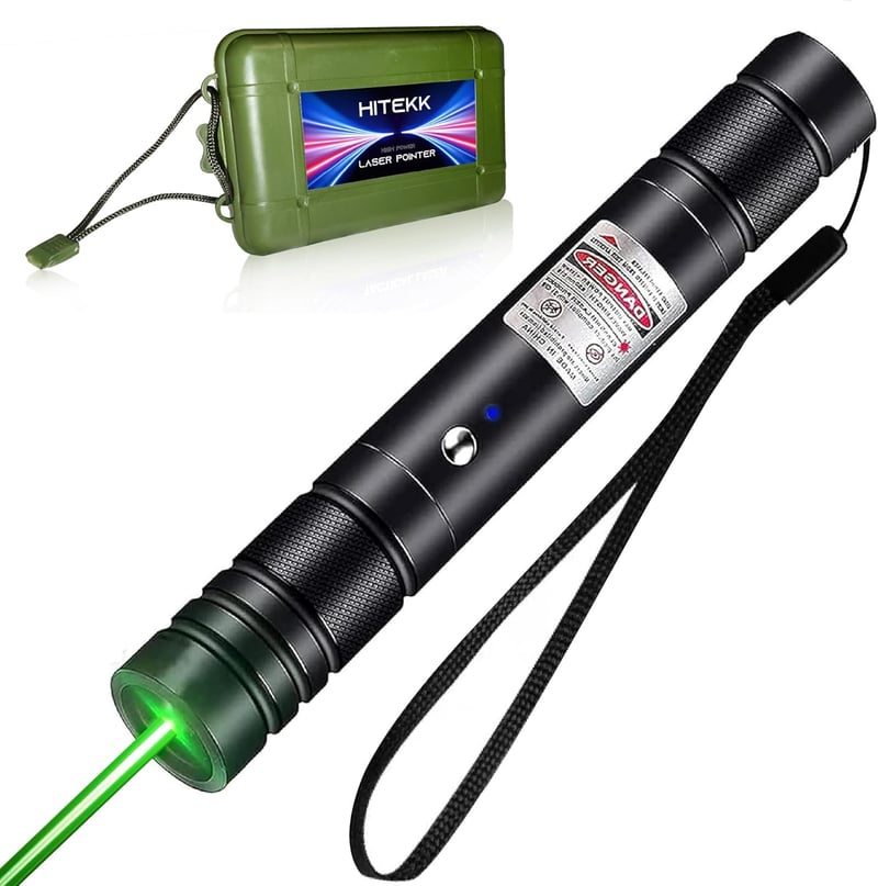 High-Power Rechargeable Green Laser Pointer