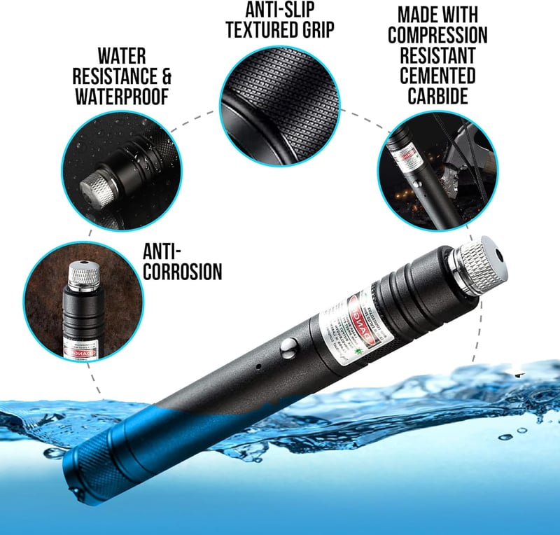 High-Power Rechargeable Green Laser Pointer