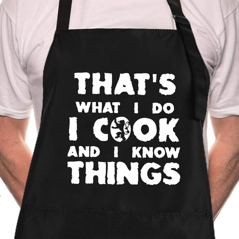 Funny BBQ Chef Apron for Men - 