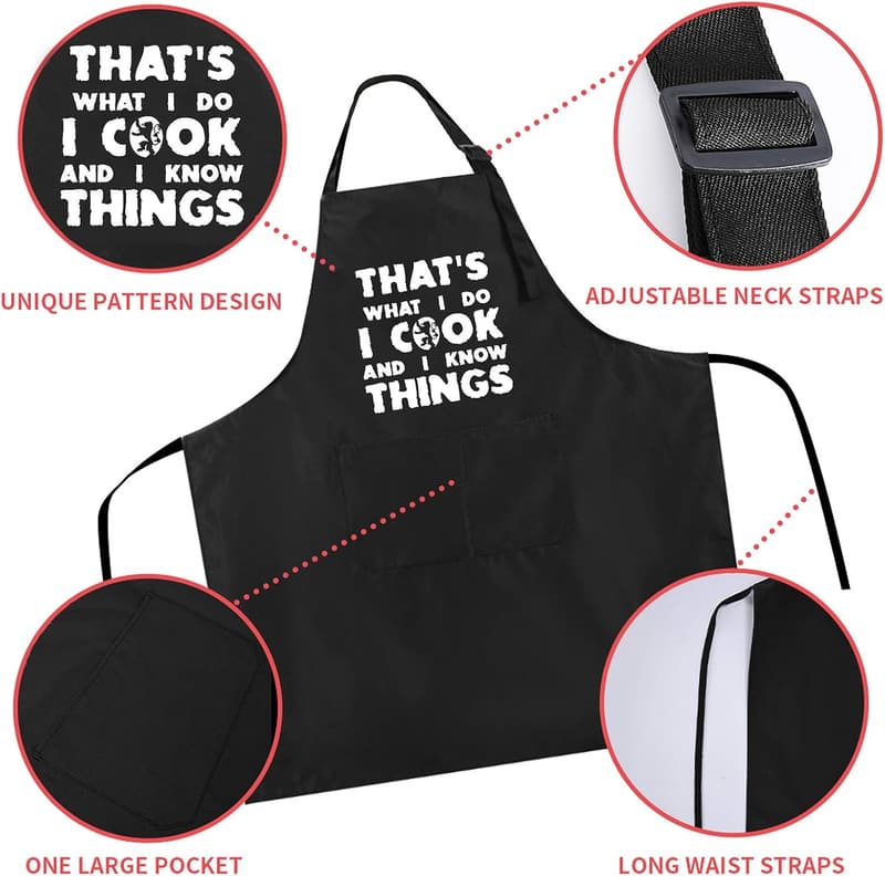 Funny BBQ Chef Apron for Men - 