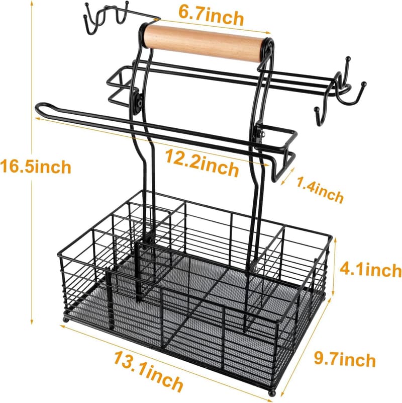 Outdoor Grill Caddy – BBQ Accessories for Camping and Tailgating