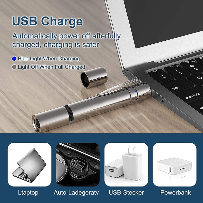 Rechargeable Laser Pointer Cat Toy with 7 Adjustable Wands