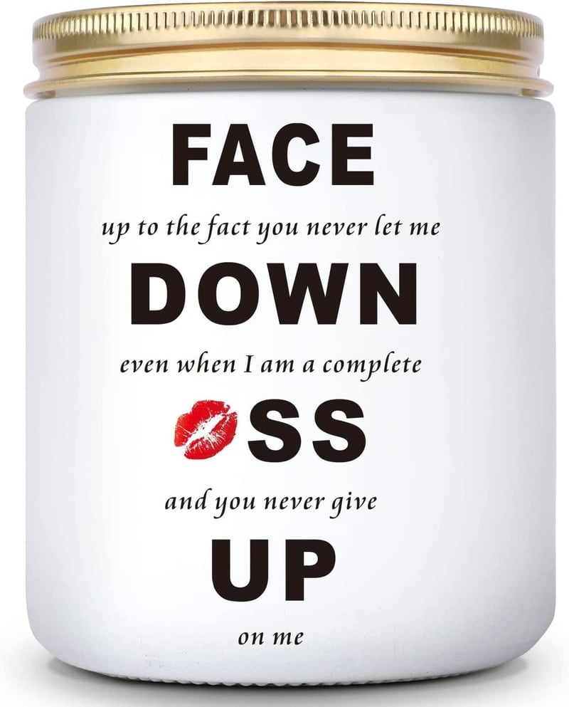 Romantic Candle Gift for Wife on Mother's Day