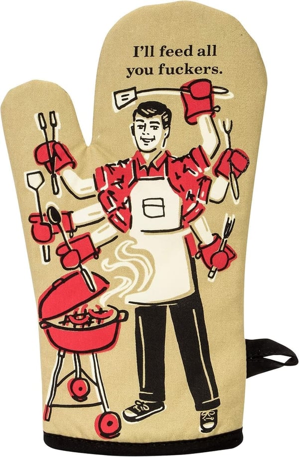 Super-Insulated Cotton Oven Mitt - 
