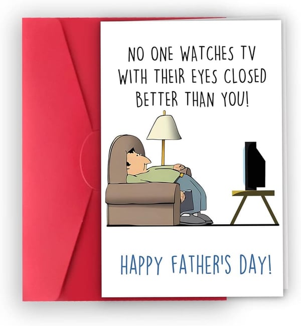 Funny Father's Day Card for Dad - Hilarious TV Theme