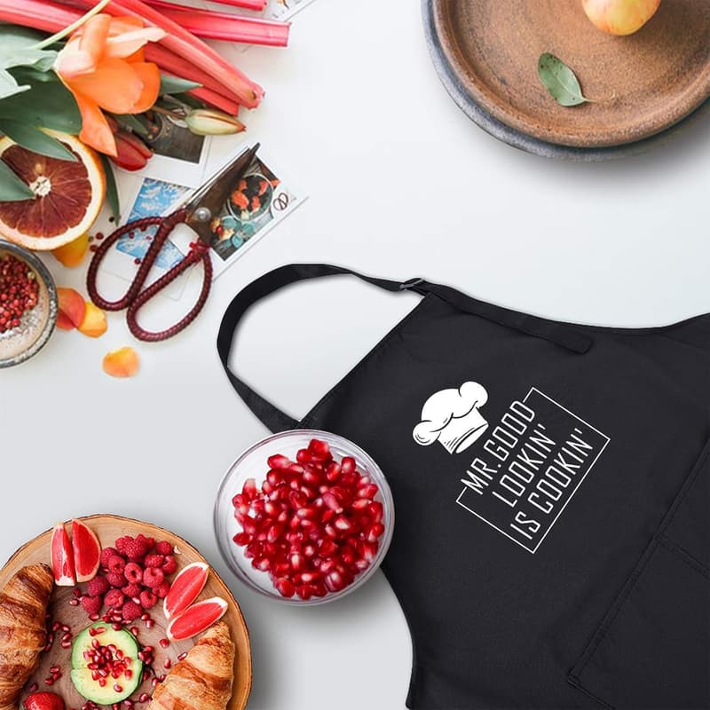 Father's Day BBQ Apron for Men - Waterproof & Adjustable