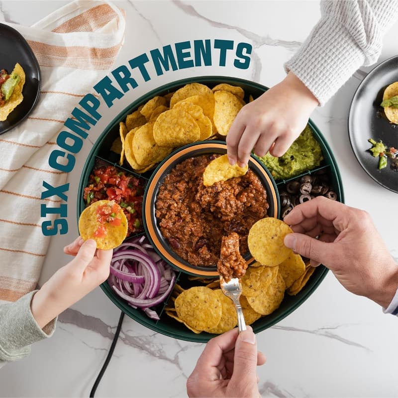 Taco Tuesday Kit - Heated Serving Pot & Taco Holders for Parties