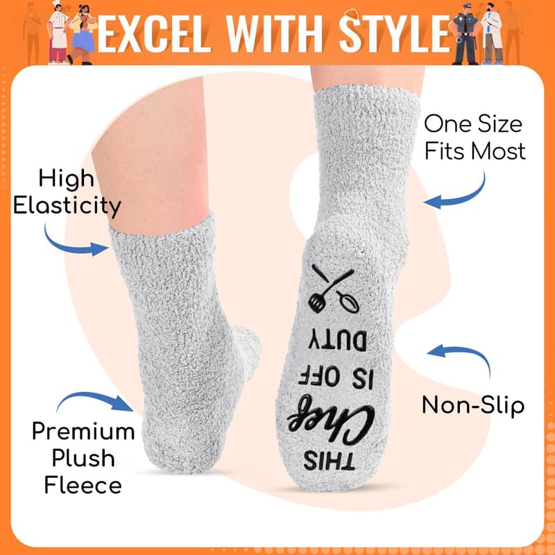 Funny Chef and Baker Socks for Men and Women