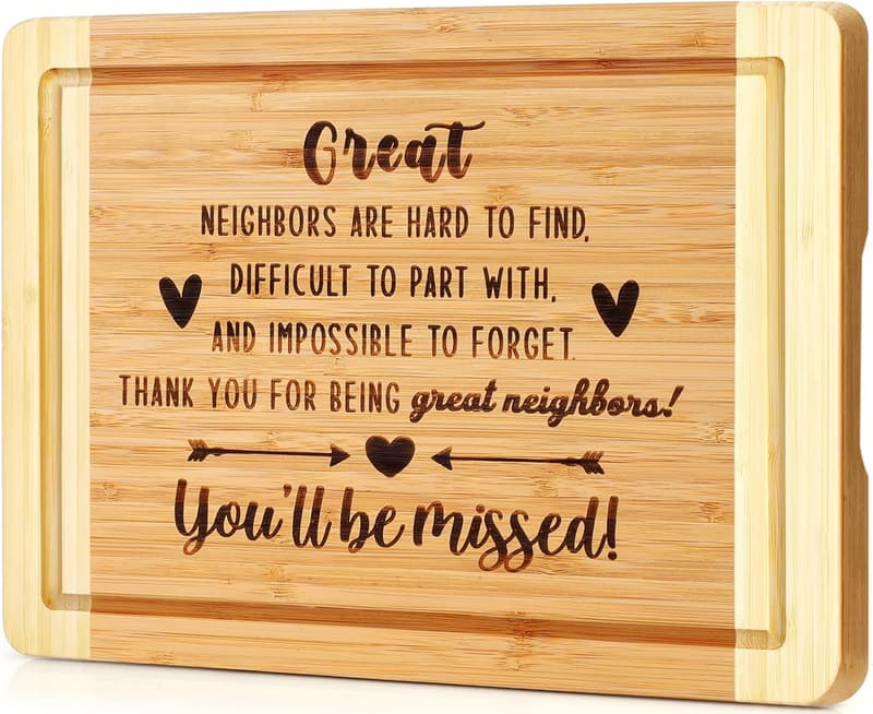 Engraved Cutting Board - Thoughtful Housewarming Gift for Neighbors