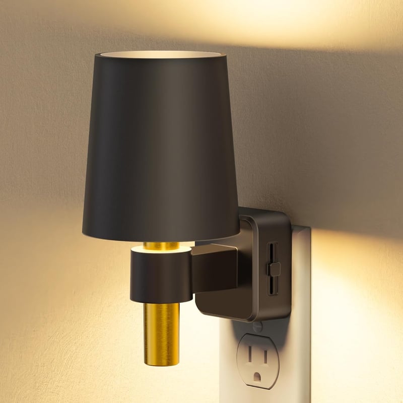 Dimmable Vintage Night Light with Dusk to Dawn Sensor