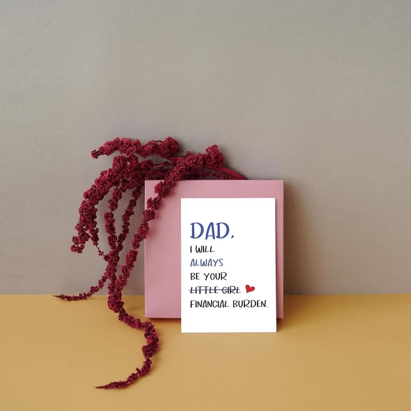 Funny Father's Day Card from Daughter - 