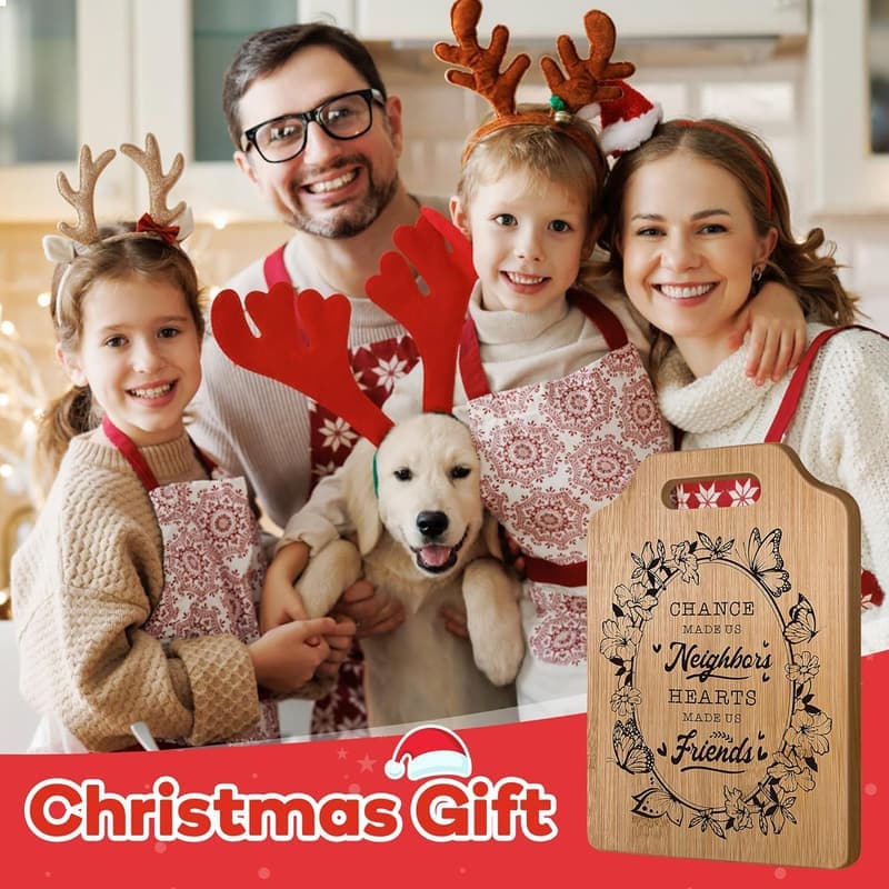 Housewarming Gift: Personalized Cutting Board for New Neighbors
