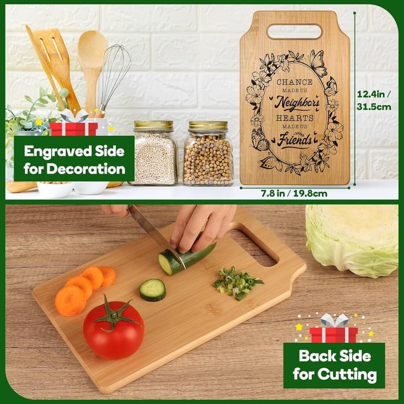 Housewarming Gift: Personalized Cutting Board for New Neighbors