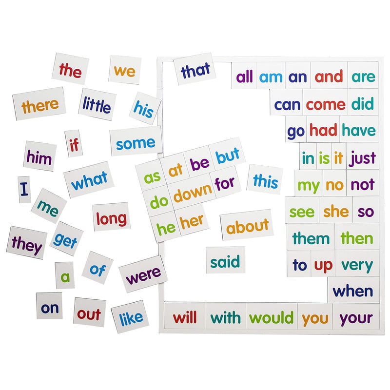 Sight Words Magnets for Kids - Language Learning Tool (Ages 5+)