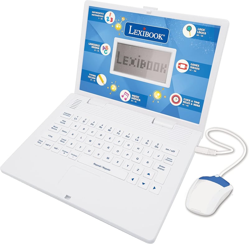 Bilingual Educational Laptop for Kids – Spanish/English, 124 Activities