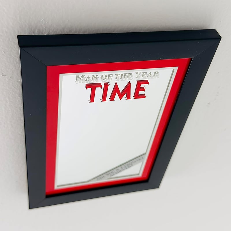 The Big Lebowski Man of the Year Glass Mirror - Handcrafted Replica