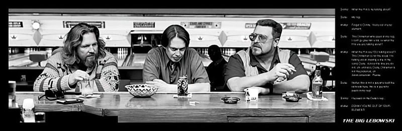 The Big Lebowski Movie Quote Poster - 36