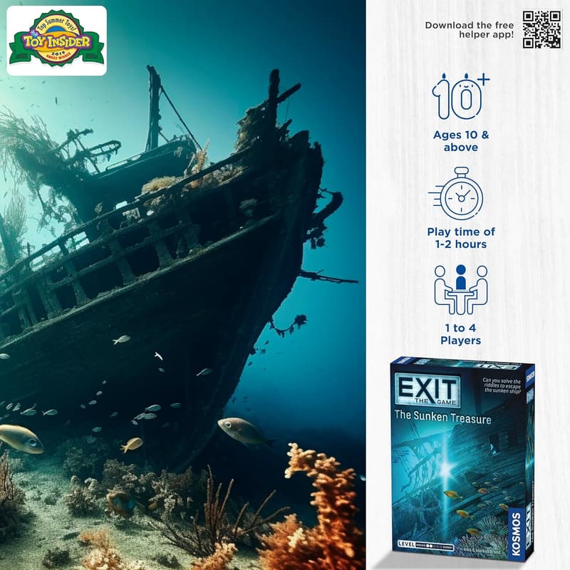 The Sunken Treasure: At-Home Escape Room Game for Families